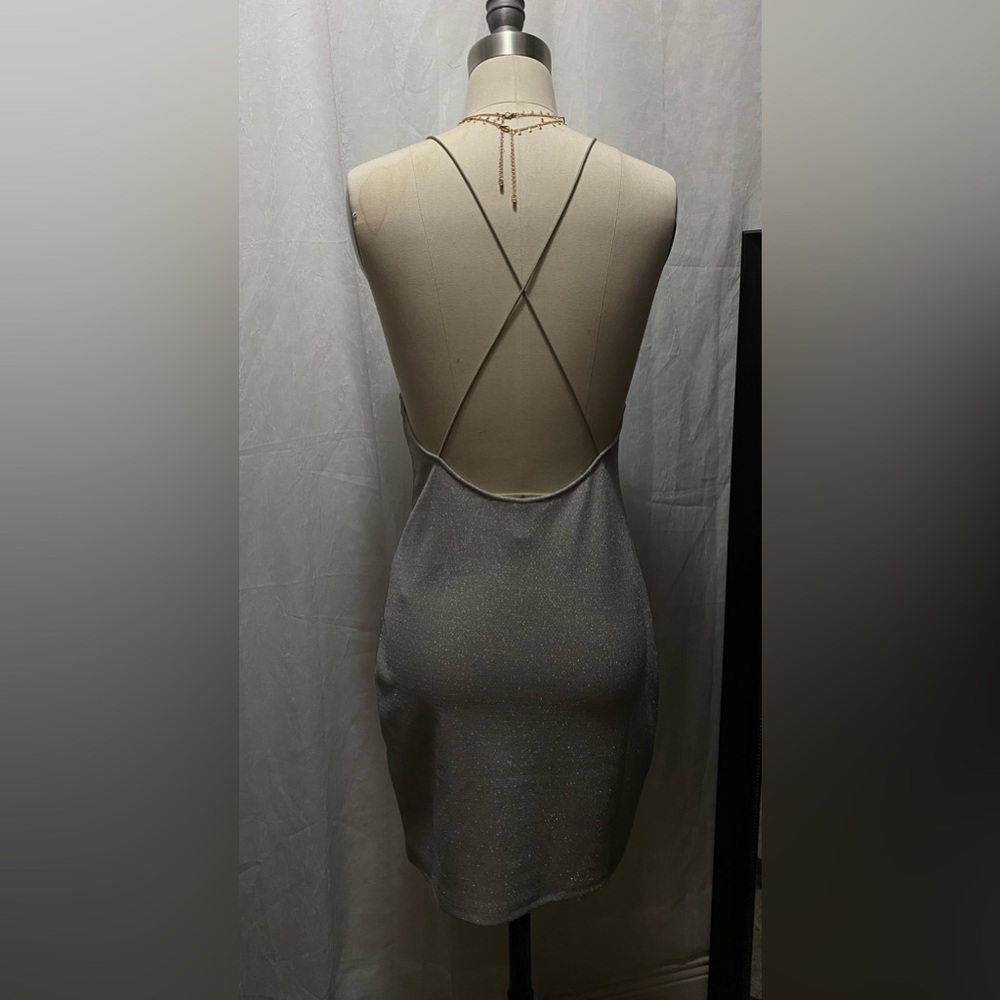 Divided Silver Dress (M)